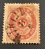 Island alte briefmarke