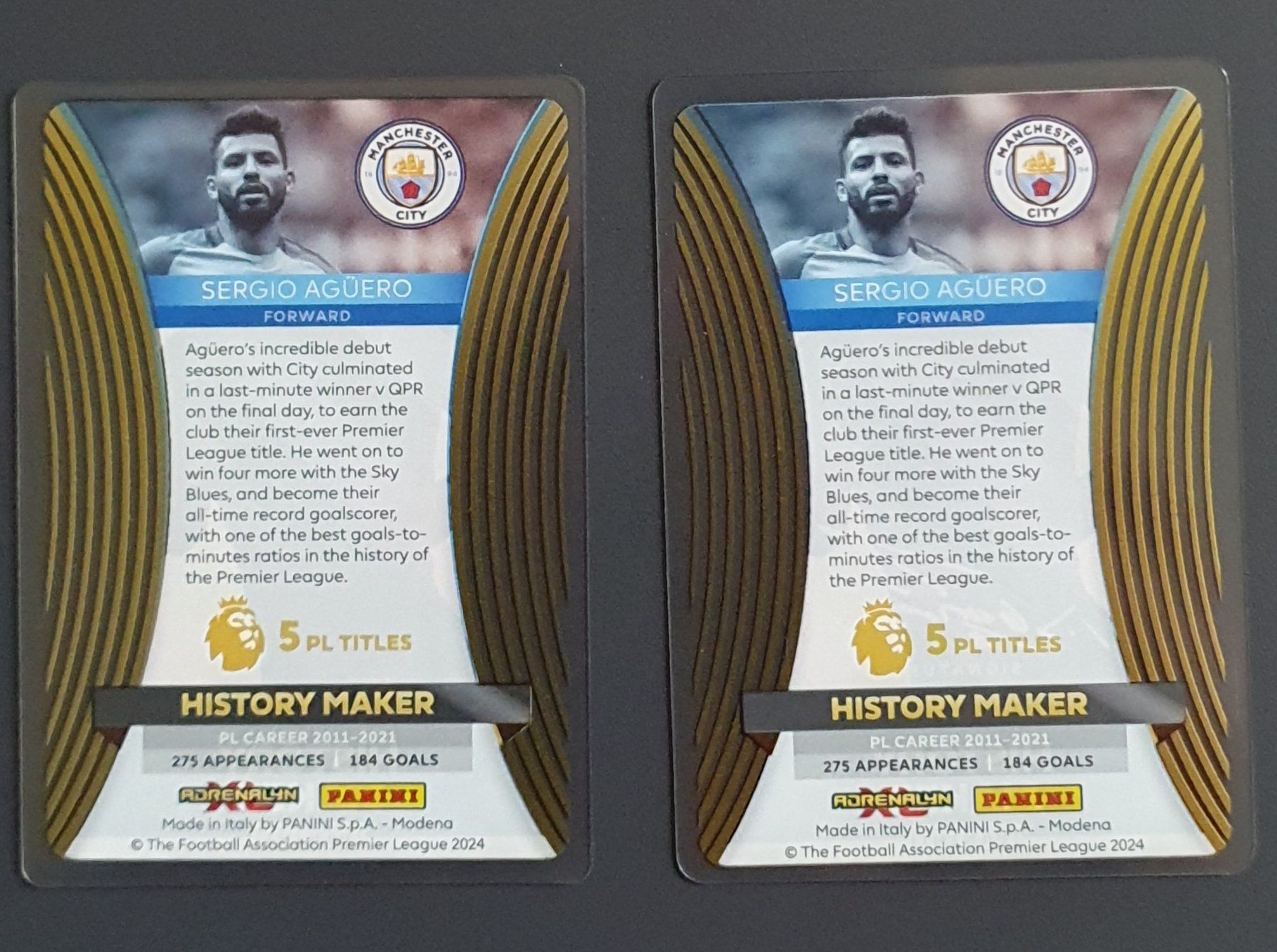 Panini Carte collezionabili: 2x Fussballkarten Sergio Agüero – Nuovo (secondo la descrizione) da Zürich venduto da issi267 1