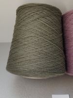Kardierte Wolle & Kaschmir 10% Pa, Art. Canazei 400g salvia