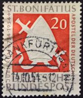 Deutsche Bundespost 1954 Briefmarke gestempelt