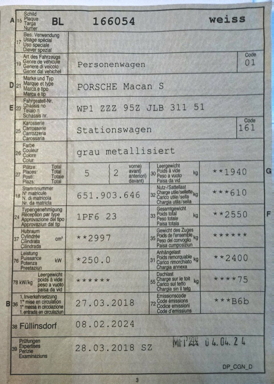 Porsche Autos: Porsche Macan S – Gebraucht aus Binningen von radox123 9