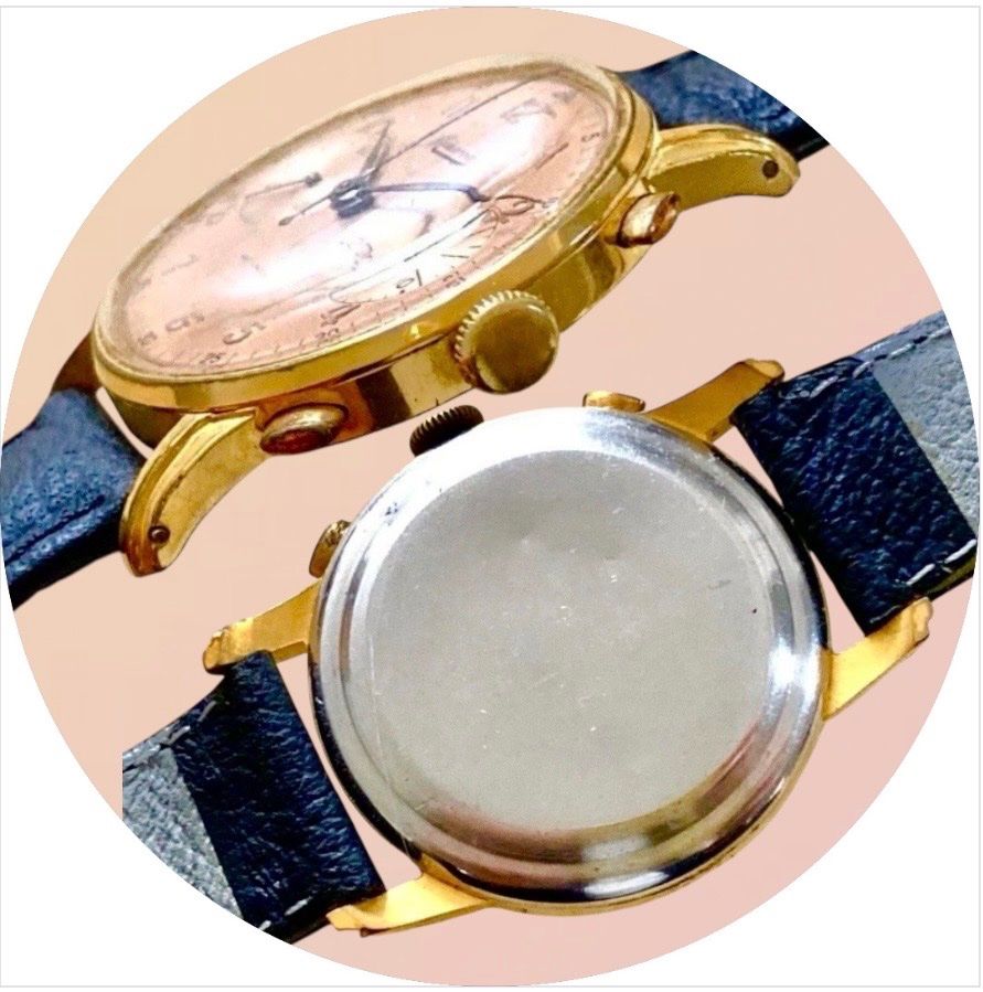 Minerva Orologi: Minerva Swiss Vintage Chronograph – Usato da lyss venduto da Uhrenparadies 5