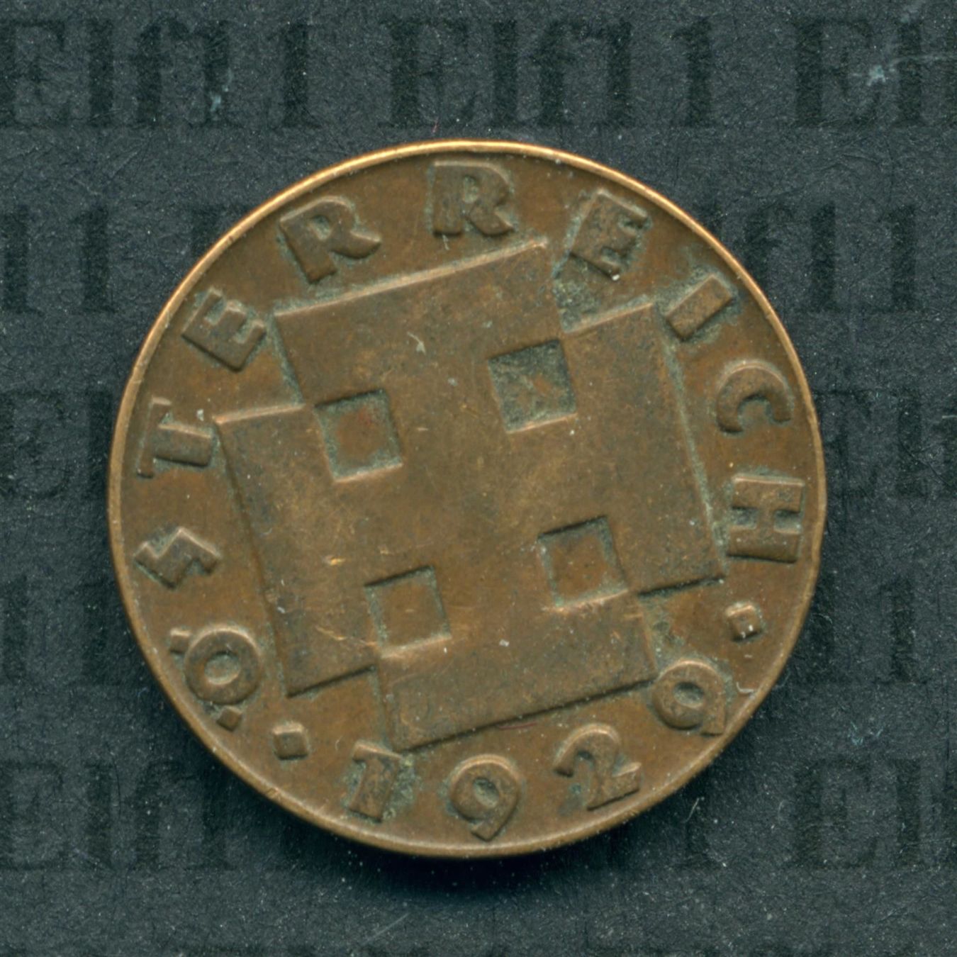 Tutti le monete: ATS___0.02 1929 ss-vz 2 Groschen – Usato da Widnau venduto da Elf11