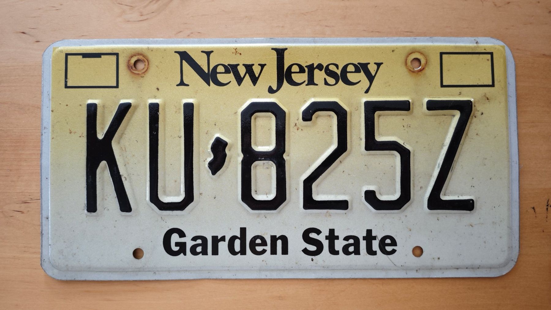 Insegne: US Licence plate New Jersey State – Usato da YVERDON-LES-BAINS venduto da CYBERSALE