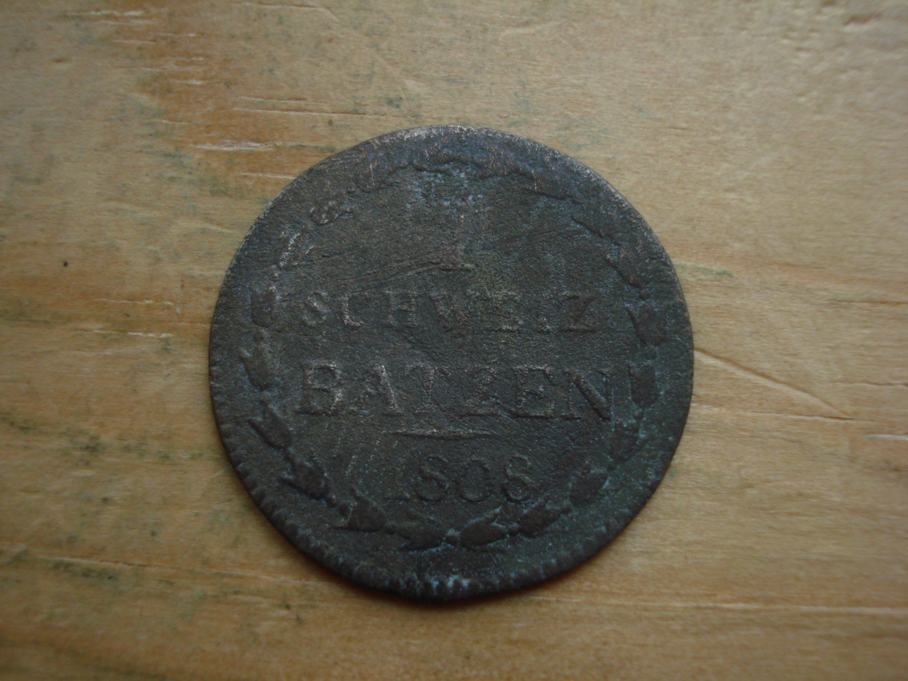 Tutti le monete: (S) Thurgau 1 Batz 1808 – Usato da Erlach venduto da Net-Coins 1