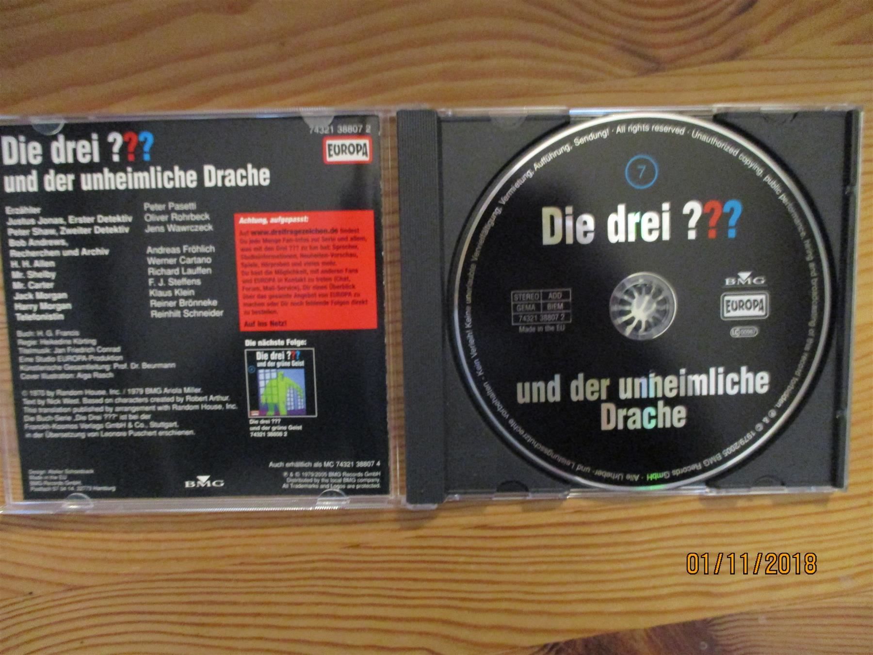 Audiolibri: Die drei Fragezeichen Folge 7 – Usato da Liestal venduto da Disc-Point 1