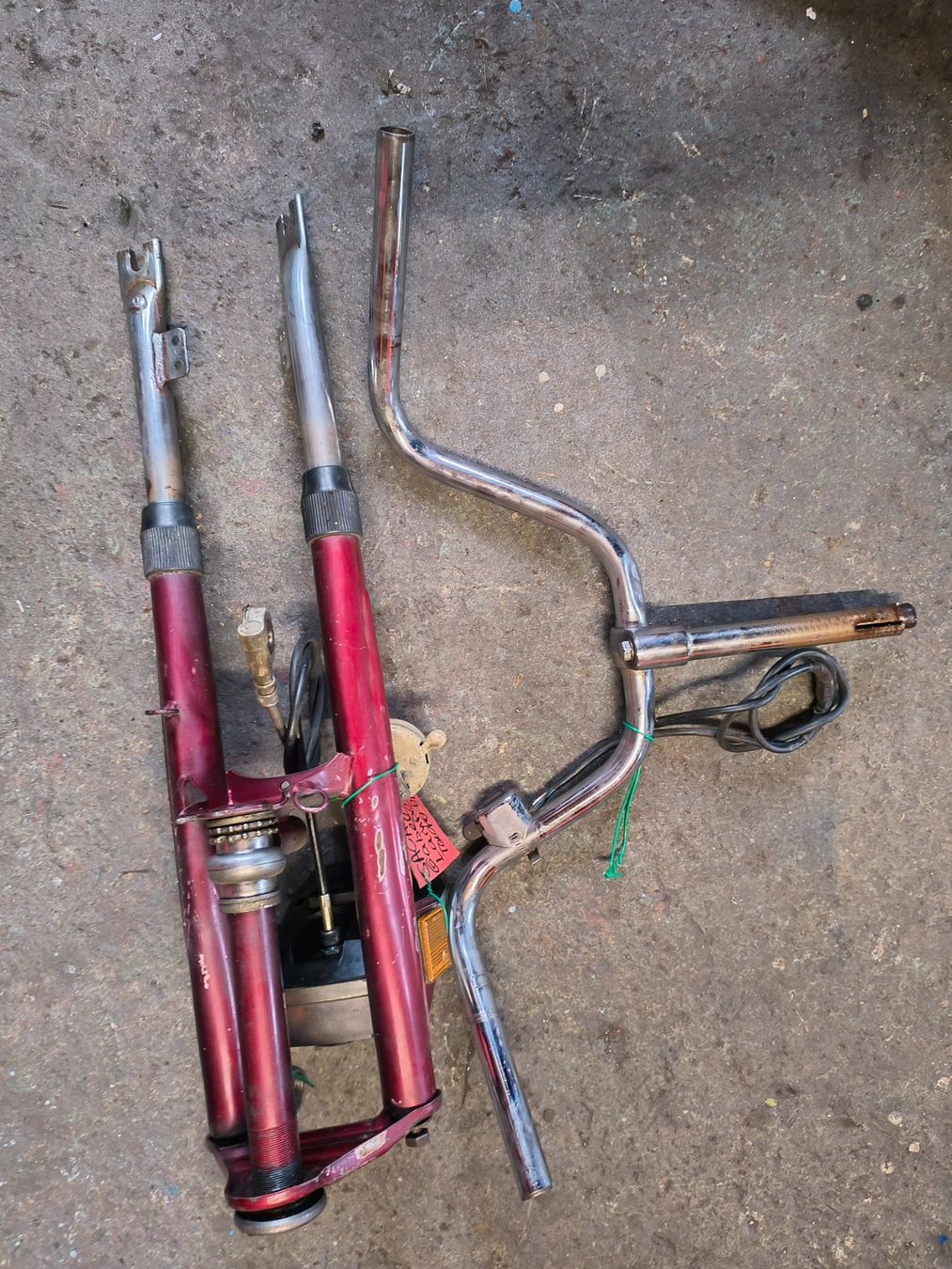 Puch Mofa-Ersatzteile: Puch Gabel mit ....... – Gebraucht aus Fulenbach von Elektronik 1