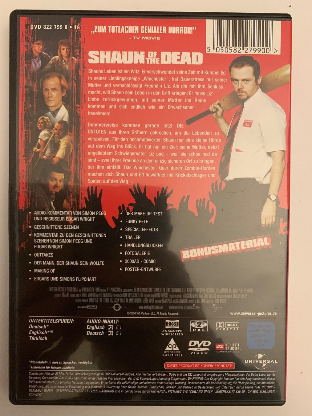 Alle DVDs: Shaun Of The Dead – Gebraucht aus Aarau von usmichi 1