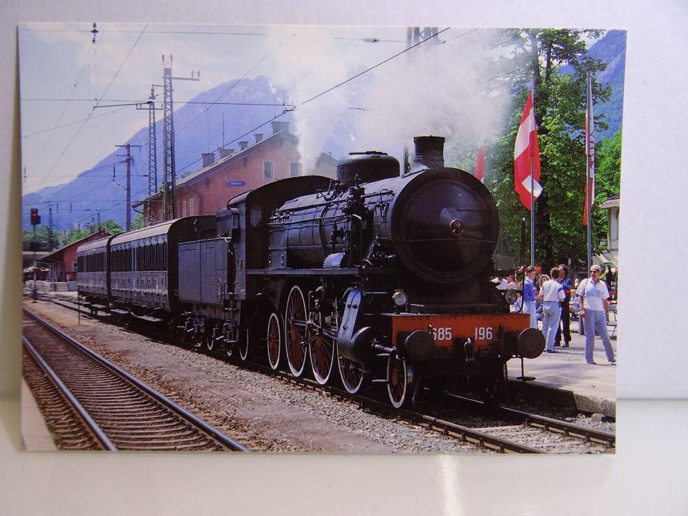 Postkarte Italien FS 685 196 Dampf Lokomotive + Centoporte. (Gebraucht ...