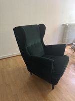Ikea Sessel dunkelgrün Samt guter Zustand