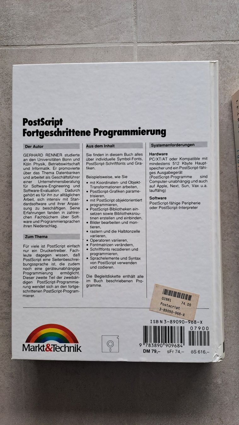 Libri: PostScript - 3 Bücher – Usato da Caslano venduto da Welaberg 1
