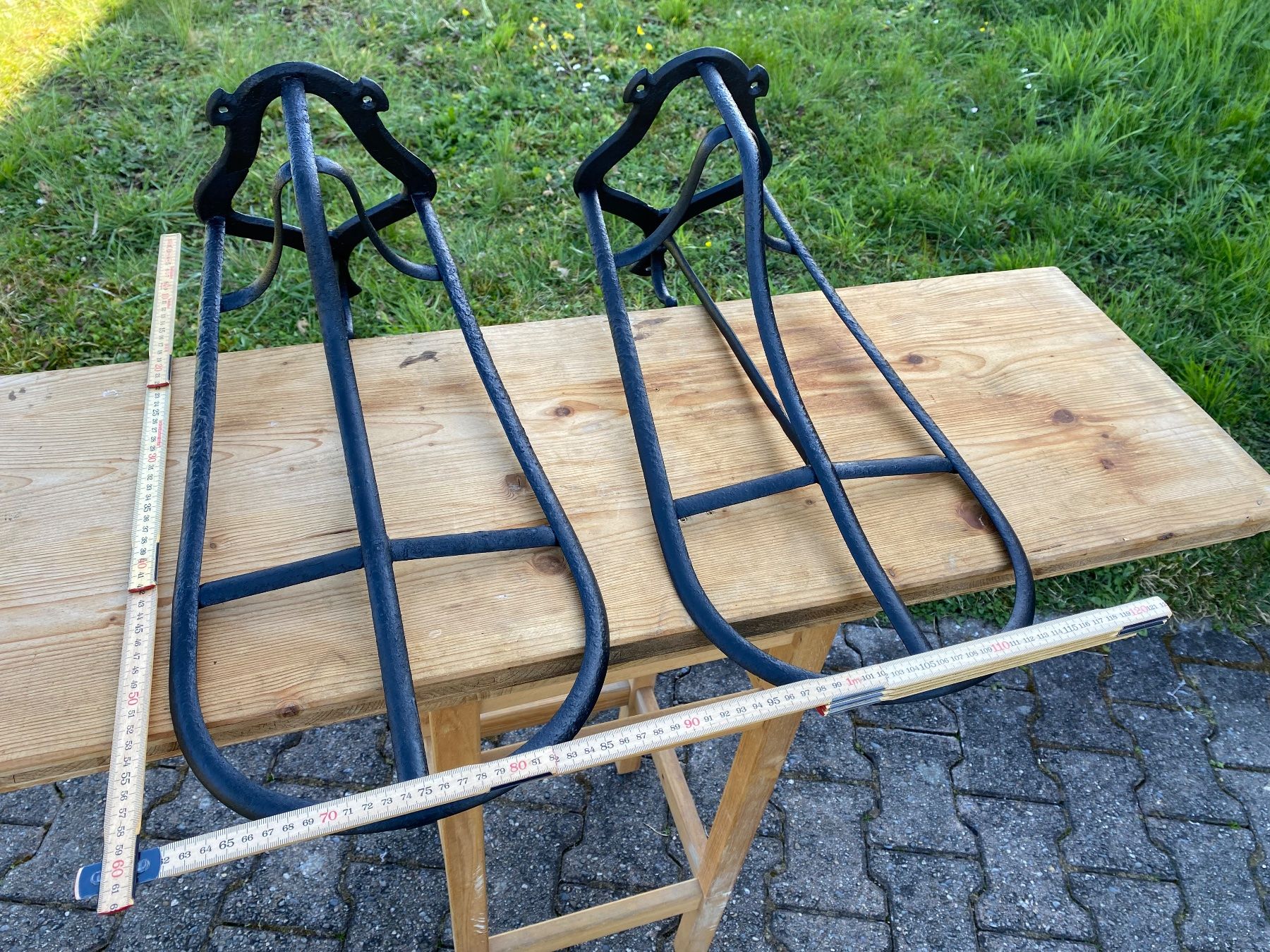 Selle & Accessori: 2 schöne alte Sattelhalter aus England – Usato da Feldbach venduto da Fea1 9