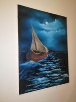 Ölbild auf Leinwand, signiert.