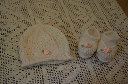 TAILLE 56 - BABY SET NEU - HANDARBEIT