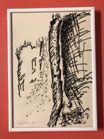Filzstift Zeichnung,Sig.Jurg Reinhard.