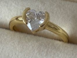 Luxus Elegante Gr.18:8 Ring  Farbe : Gold