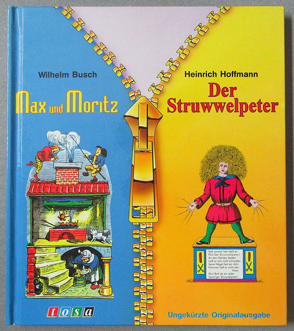 Bücher: Max und Moritz & Der Struwwelpeter in einem Bilderbuch – Gebraucht aus Auenstein von Padabimbim