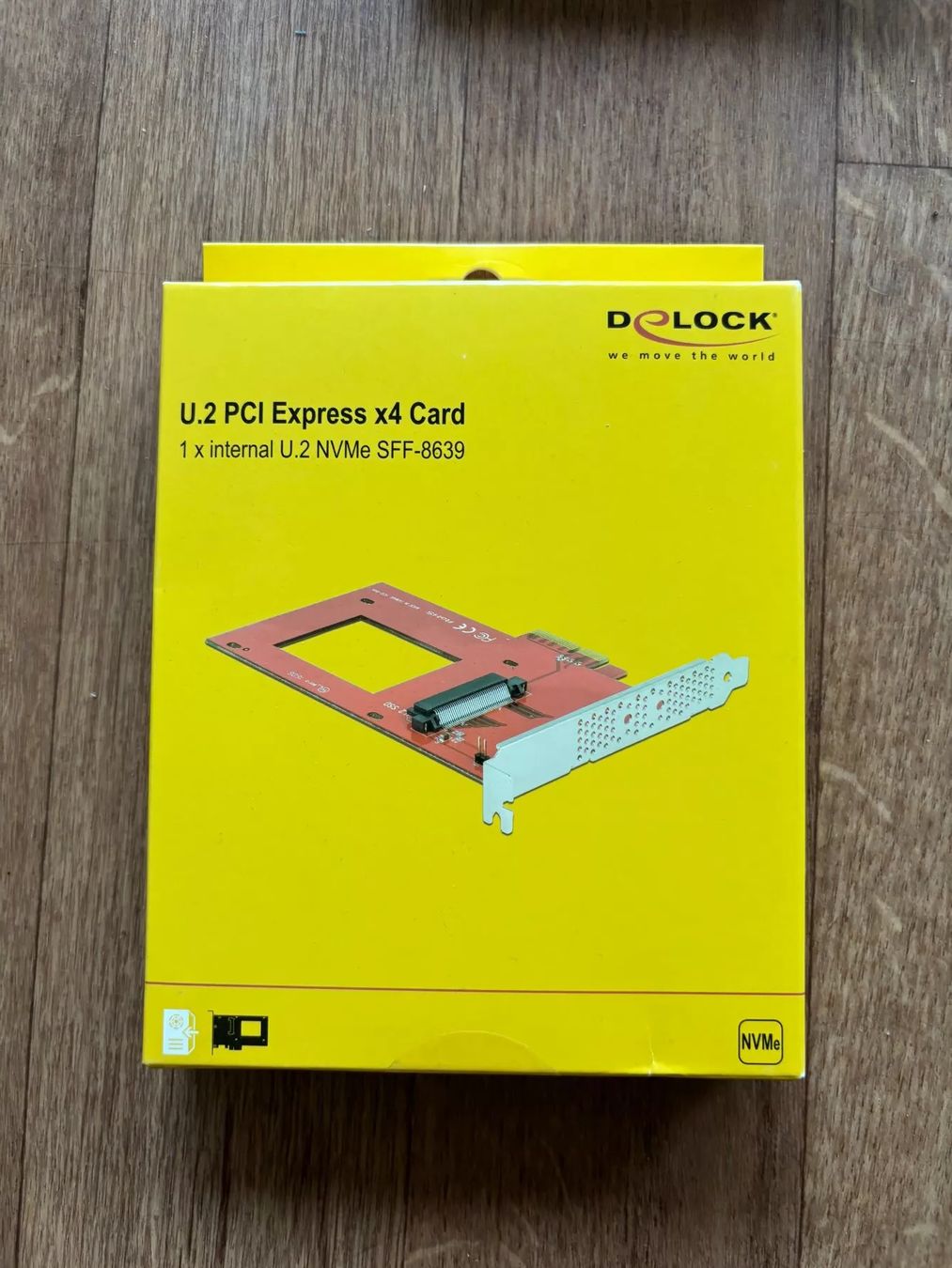 Unità & Adattatore: Delock U.2 PCIe x4 Karte – Nuovo e nell'imballaggio originale da Muttenz venduto da due_z7qf