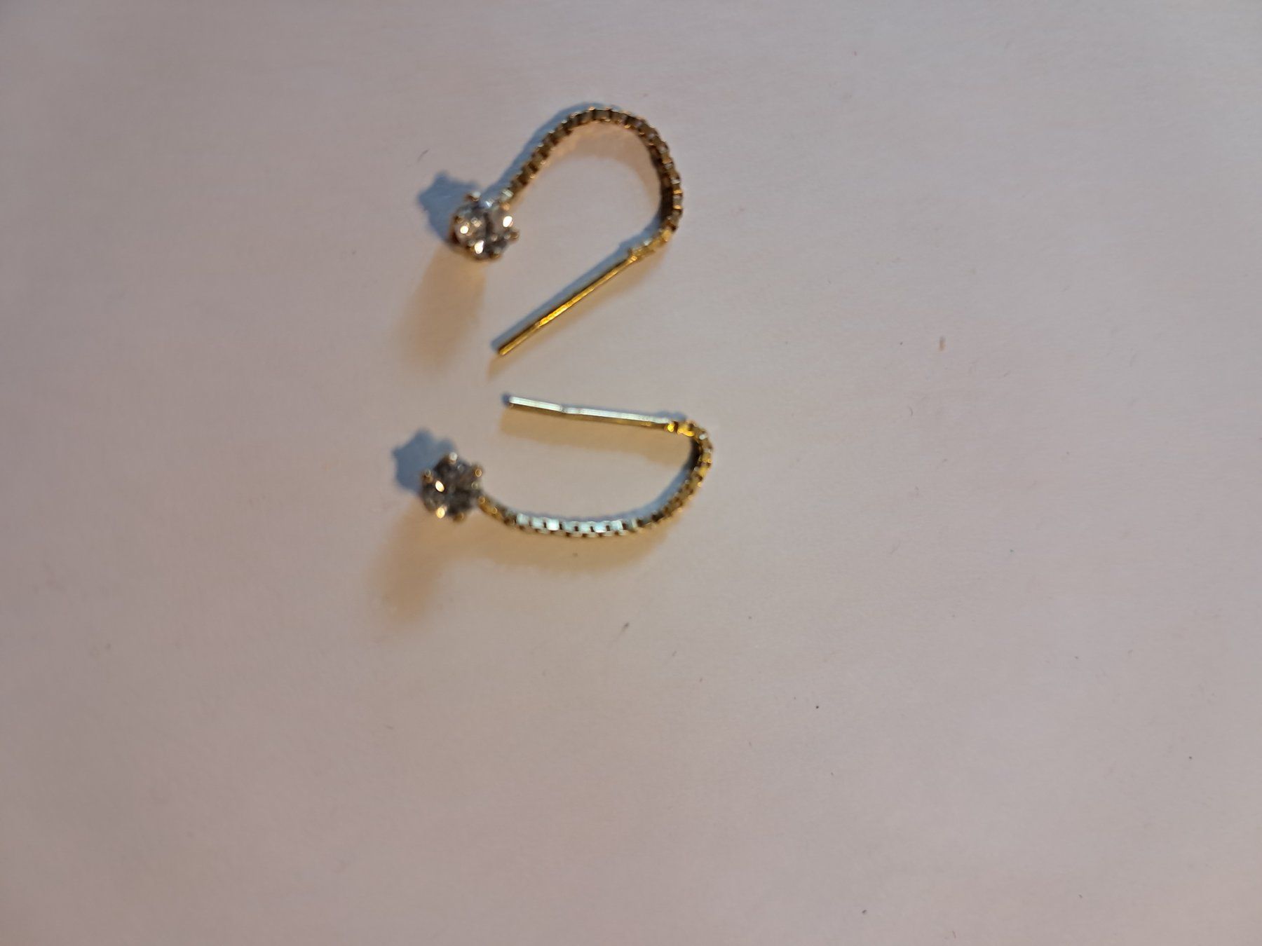 Orecchini pendenti & Orecchini a lobo: Gelb Gold Ohrring und diamant – Nuovo (secondo la descrizione) da Glattbrugg venduto da mah_c5jk 3