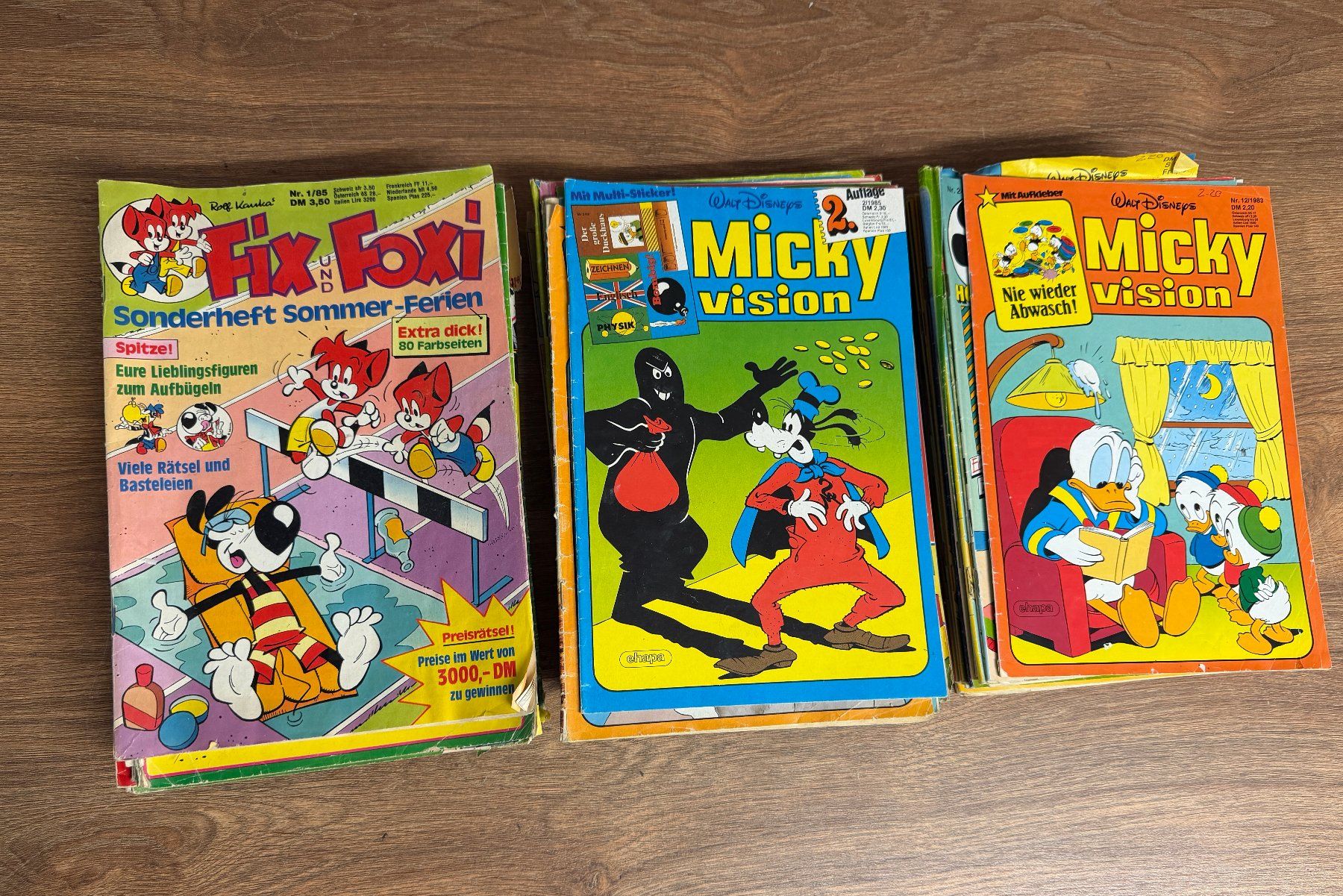 Comics: Comic-Sammlung: Micky Maus, Fix+Foxi, Lupo - Top Zustand! – Gebraucht aus Nussbaumen AG von olitech5415