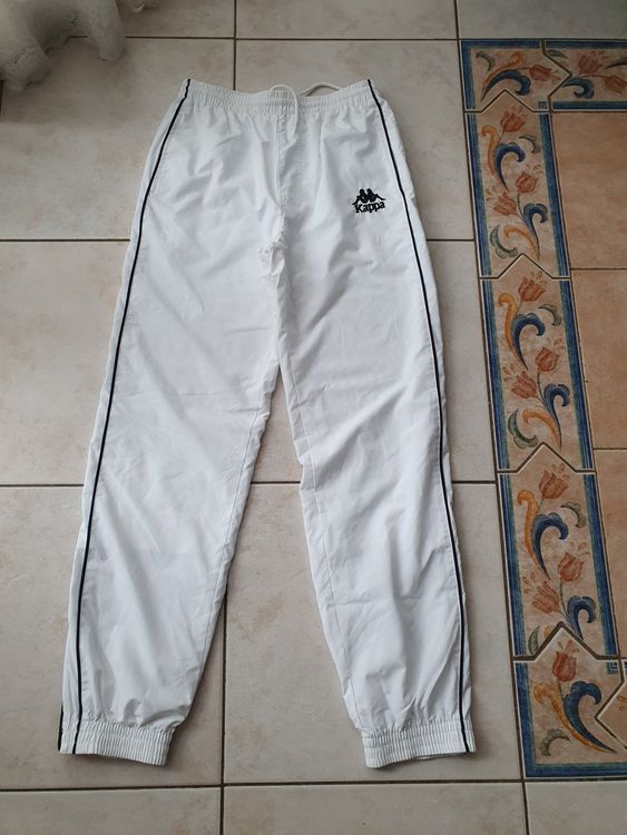 Pantalon taille à pan boutonné - Gris anthracite
