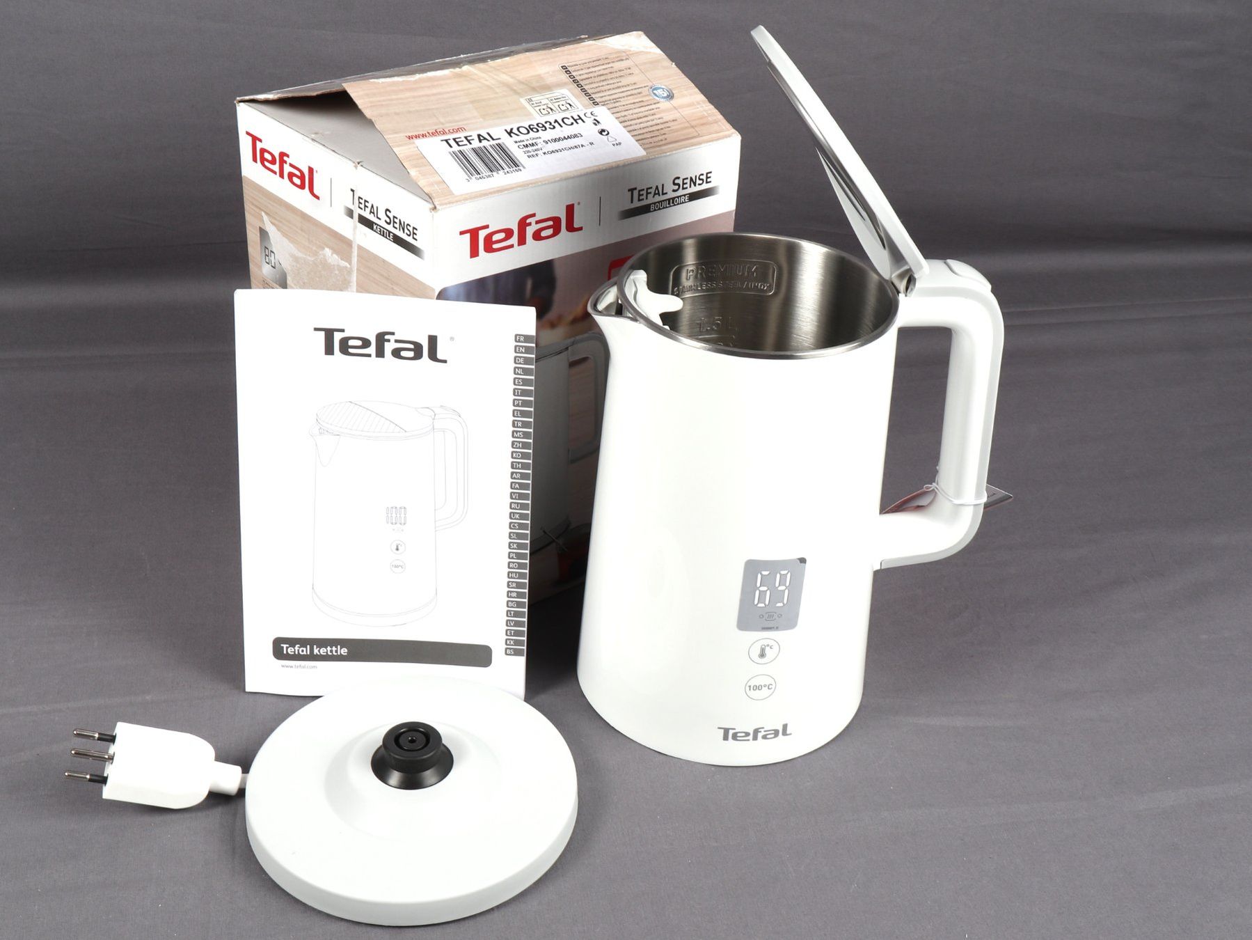 Tefal Bollitori: TEFAL - Sense Wasserkocher – Nuovo (secondo la descrizione) da Steinen venduto da Restwert_Steinen