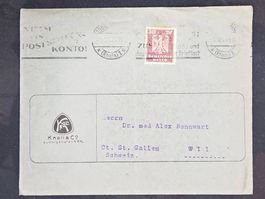 CL25 Enveloppe + Timbre Allemagne 1924