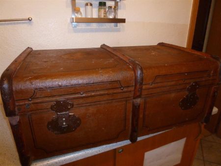 Schöner Koffer aus den 20 iger Jahren Übersee Koffer Ha Leut