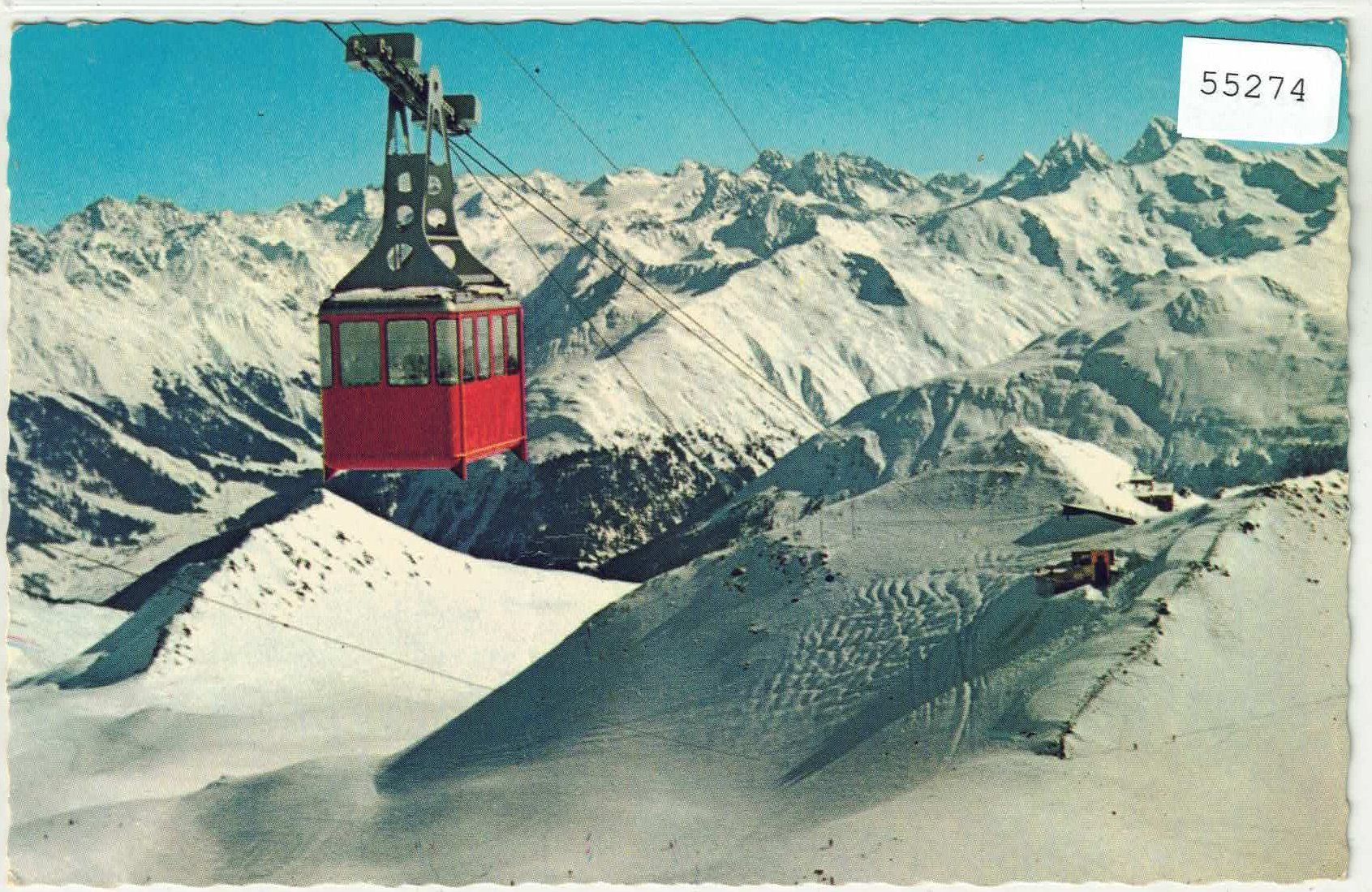 Ansichtskarten: Davos-Parsenn Bahn im Winter – Gebraucht aus Ettingen von Kartenplanet