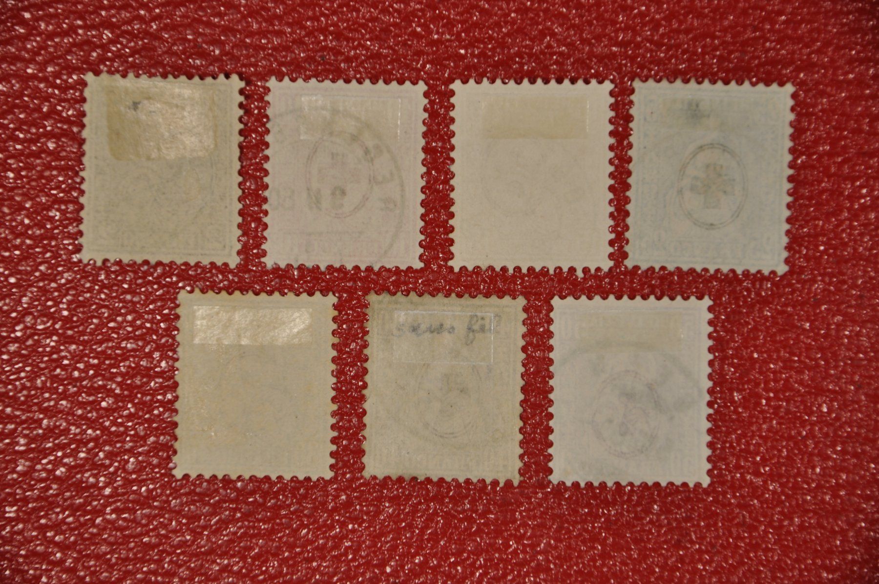 Alle Briefmarken: Sitzende Helvetia 37-43 gestempelt – Gebraucht aus Wolfhalden von Zinauktion 1