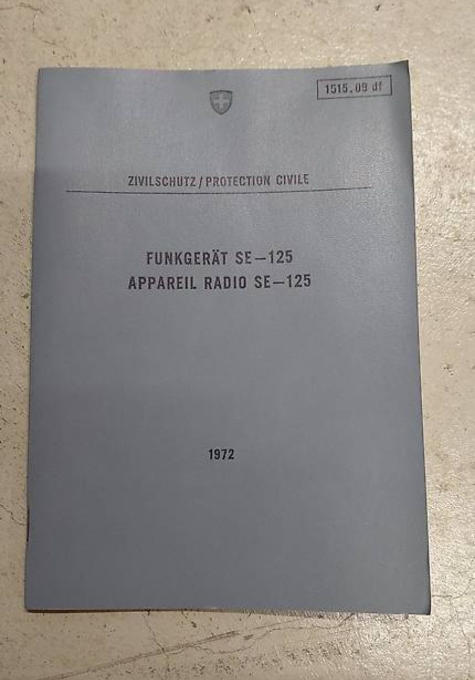 Libri: Reglement Funkgerät SE-125 ZS – Usato da Herisau venduto da JeromeW1982