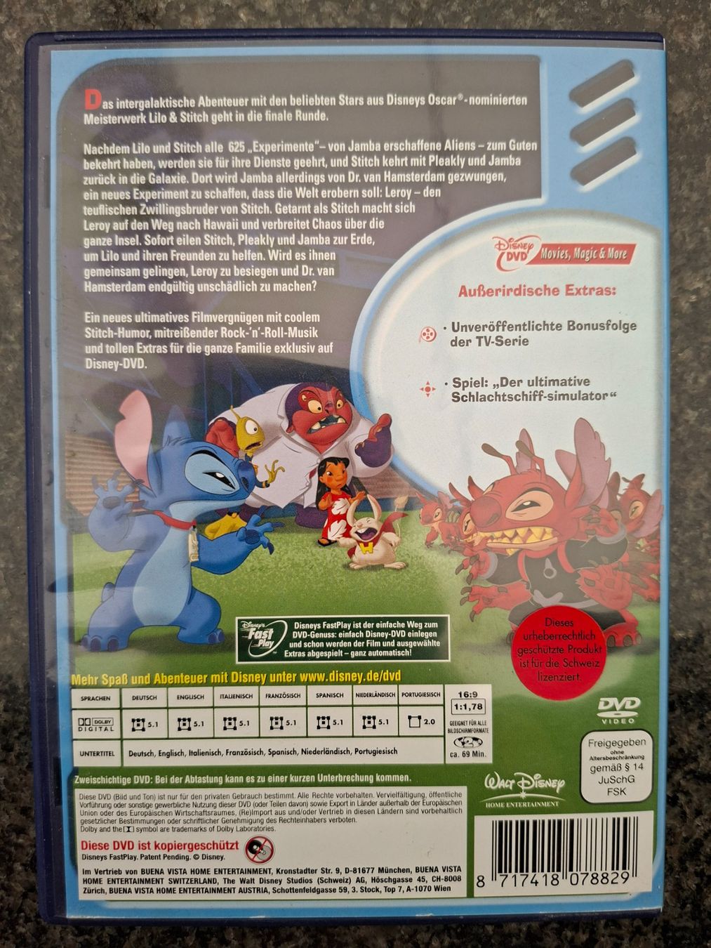 Tutti i DVDs: DVD - Walt Disney; Leroy & Stitch – Usato da Boniswil venduto da Totomat-Lady2 1