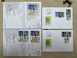 FDC NABA St Gallen 1999 + Varianten illustriert ohne Adresse