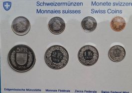 SET de monnaie suisse de 1976 - non circulé FDC