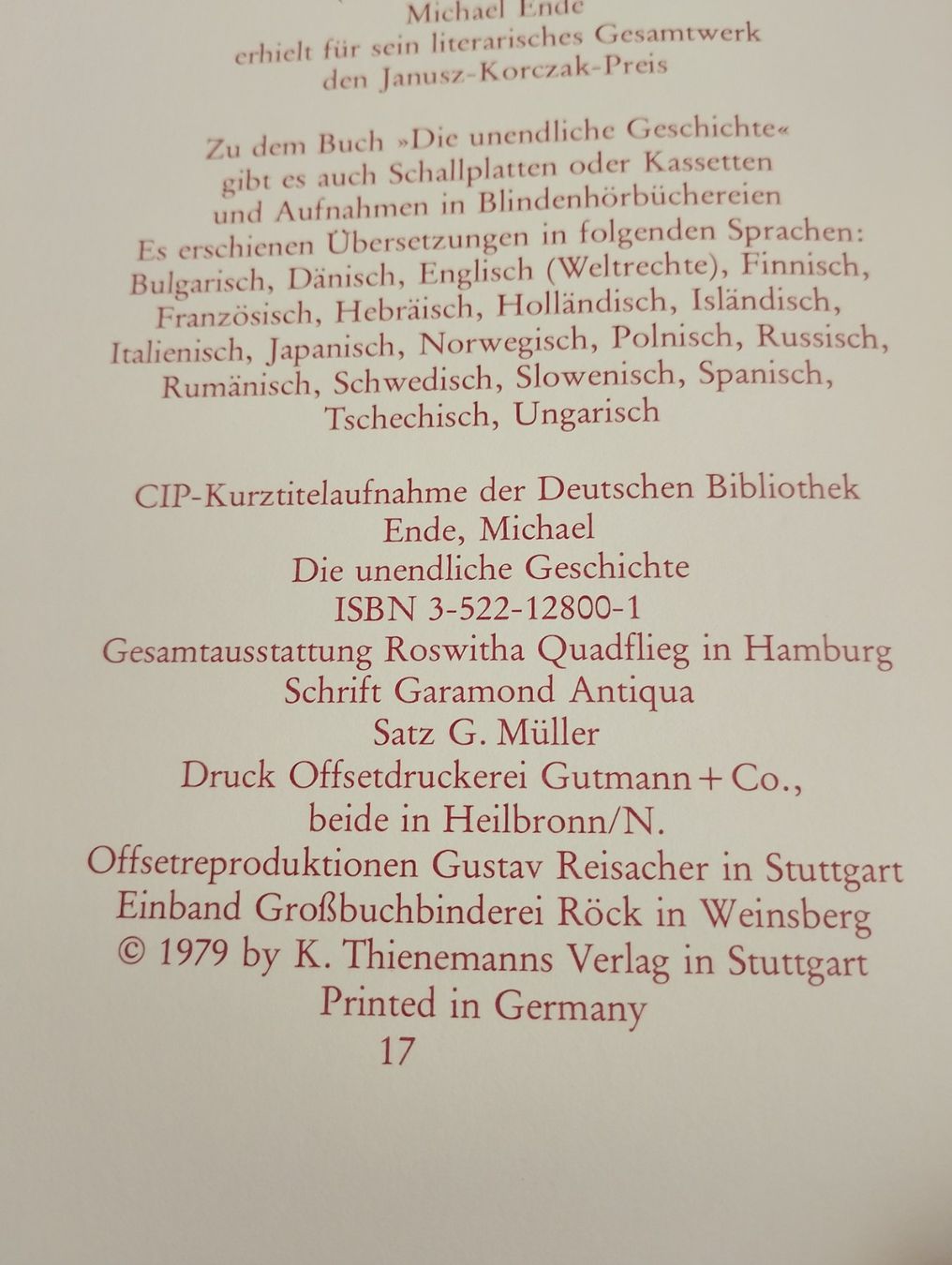 Libri: Die unendliche Geschichte - Michael Ende Buch – Usato da Ehrendingen venduto da 2Guagua2 2