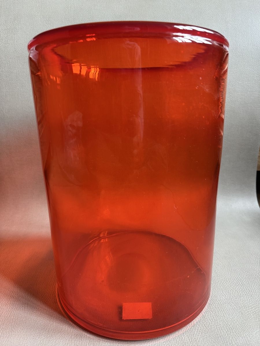 Vasen & Gefässe: Stylische Vase Orange – Gebraucht aus Hombrechtikon von movoko01