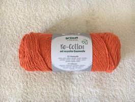 Re-Cotton Gründl Garn 100g~150m NS.4-5 orange 1