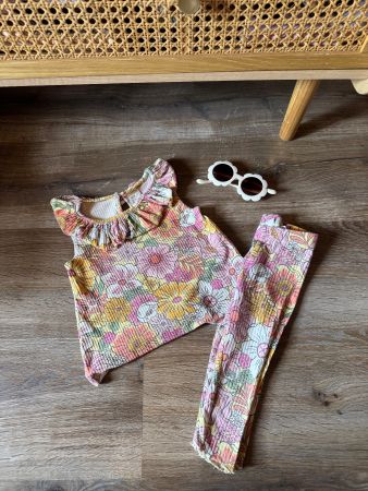 H&M BABY 🌼🌸 ensemble set top & leggings 80