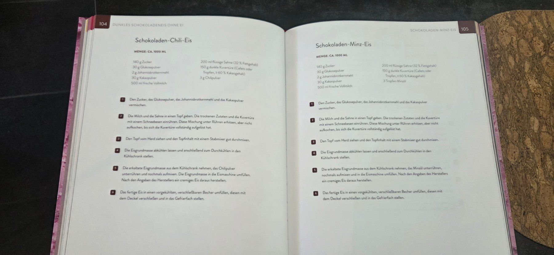 Bücher: 2 Bücher f. Glace machen:  Die Eis-Bibel / Eis- Abitur – Gebraucht aus Bremgarten b. Bern von Marge7979 8