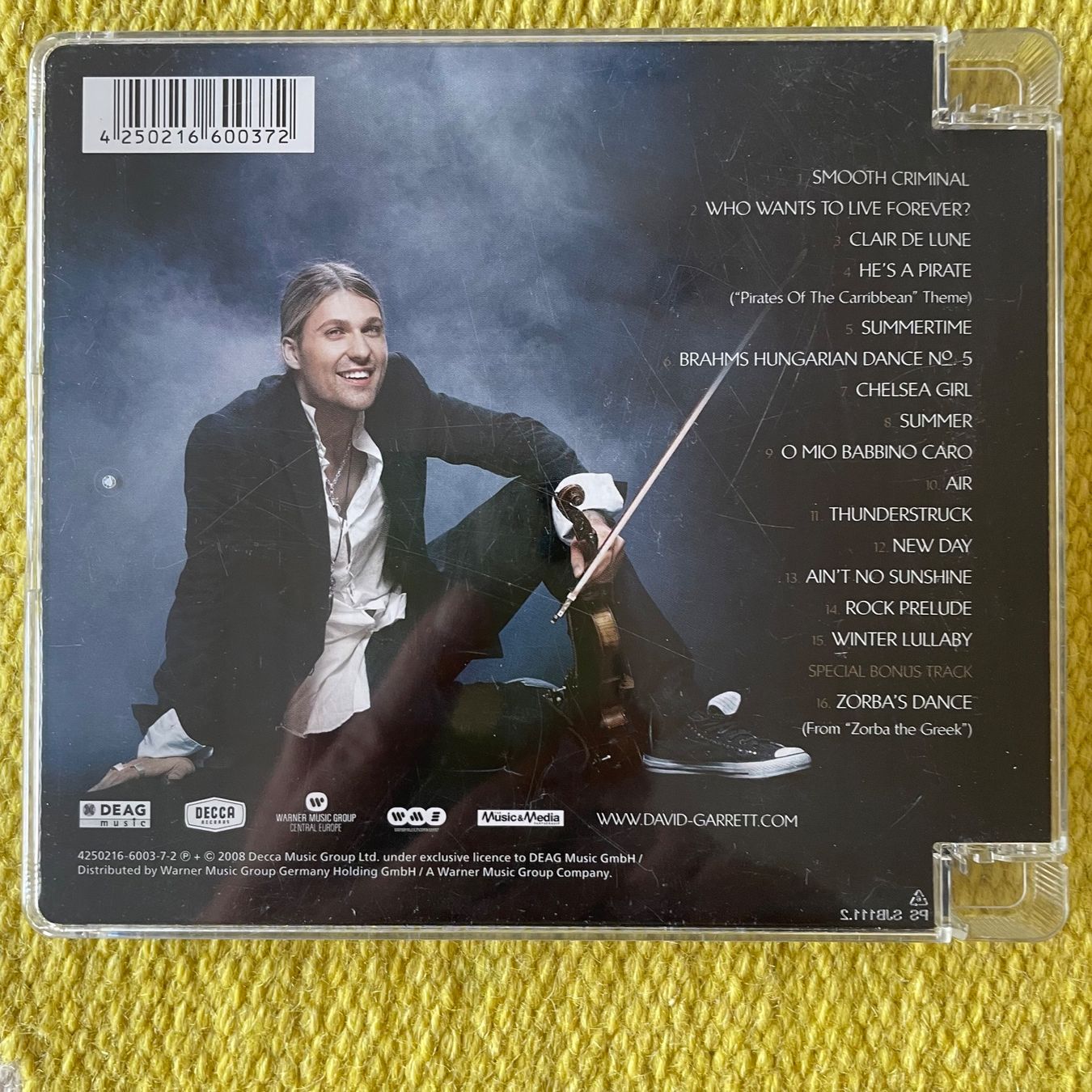 CD: DAVID GARRETT-ENCORE – Usato da Rorschacherberg venduto da CD-Roli 1