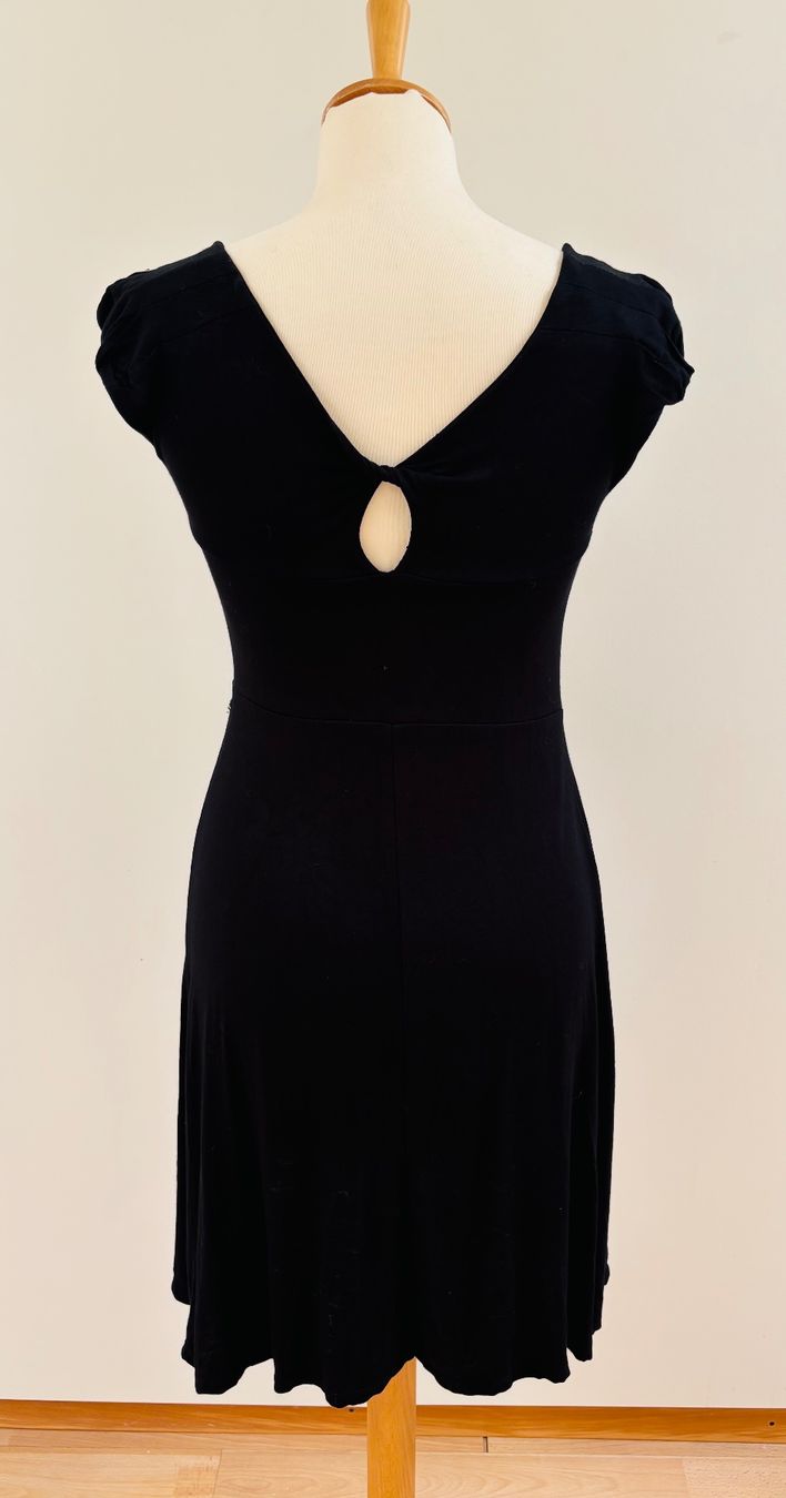 Kleider: Jersey Kleid - Viskose - schwarz - Grösse S – Gebraucht aus Zofingen von Justizia_01 1