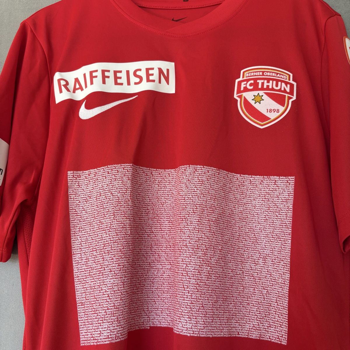 Nike Canottiere & Pantaloni: Matchworn Fc Thun Nike Trachsel – Usato da Winterthur venduto da LaBodega 1