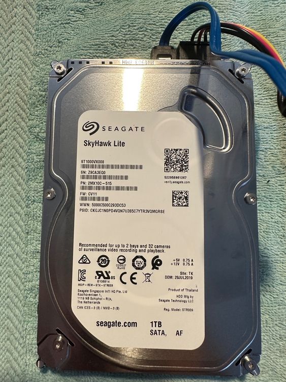 Seagate Skyhawk lite 1TB HDD | Kaufen auf Ricardo
