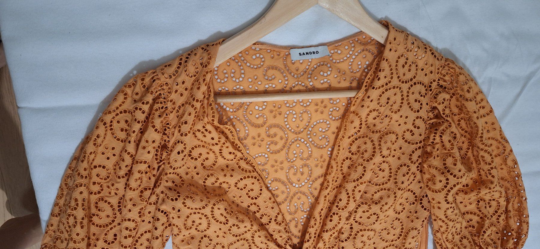 Sandro Kleider: Sandro; Elegantes Sommerkleid in Orange Grösse M – Neu (gemäss Beschreibung) aus Thundorf von Roxy003 3