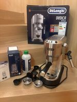 DeLonghi Capuccino und Espresso Kolbenmaschine- silber