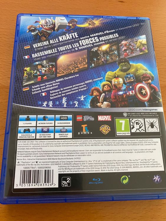 Jeux: Lego Avengers PS4 Spiel - Top Zustand – D'occasion à Bülach par Marclo5 1