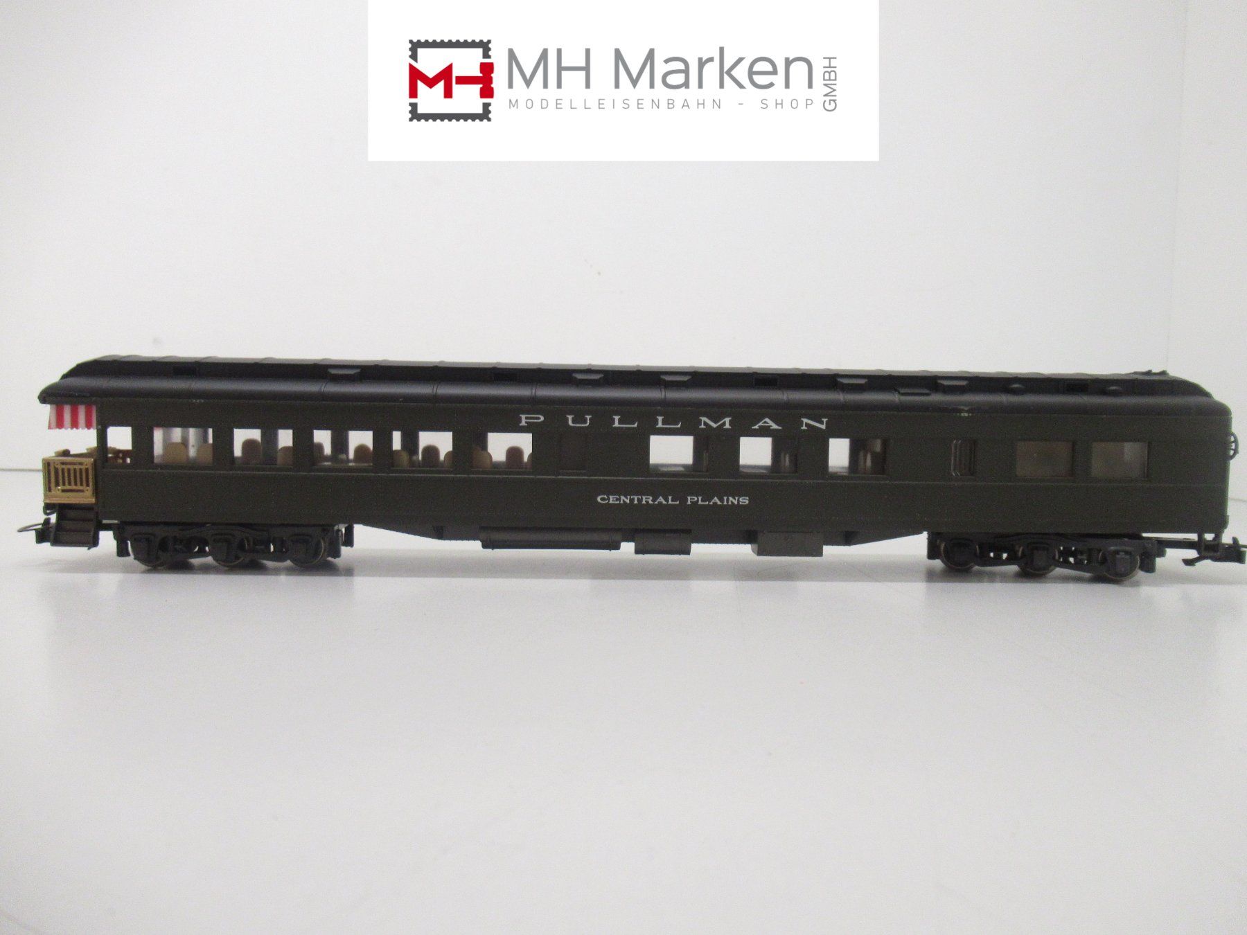 Rivarossi Modellini di ferrovie: Rivarossi 2675 Pullman Observation Car New York Central DC – Usato da Basel venduto da mhmarken