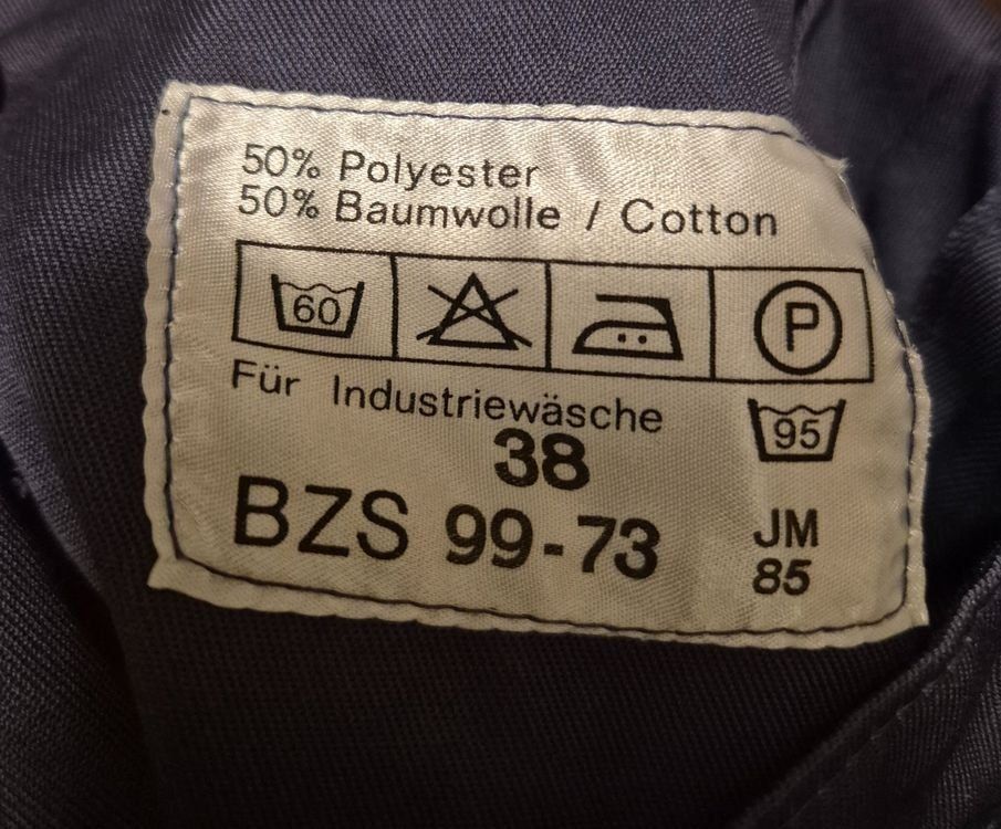 Pantaloni: Neu Arbeitshose, Gr. 38, 50% Baumwolle/Cotton – Nuovo e nell'imballaggio originale da Liebefeld venduto da DekoBrokland 4