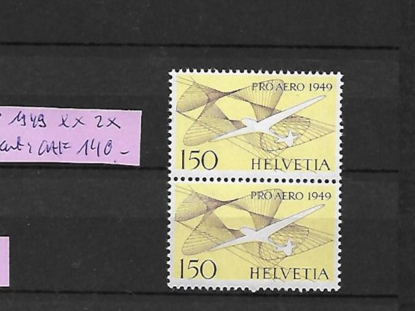 Alle Briefmarken: FP 1949 2X ** Kat: CHF 140.- – Neu (gemäss Beschreibung) aus Basel von Ilp