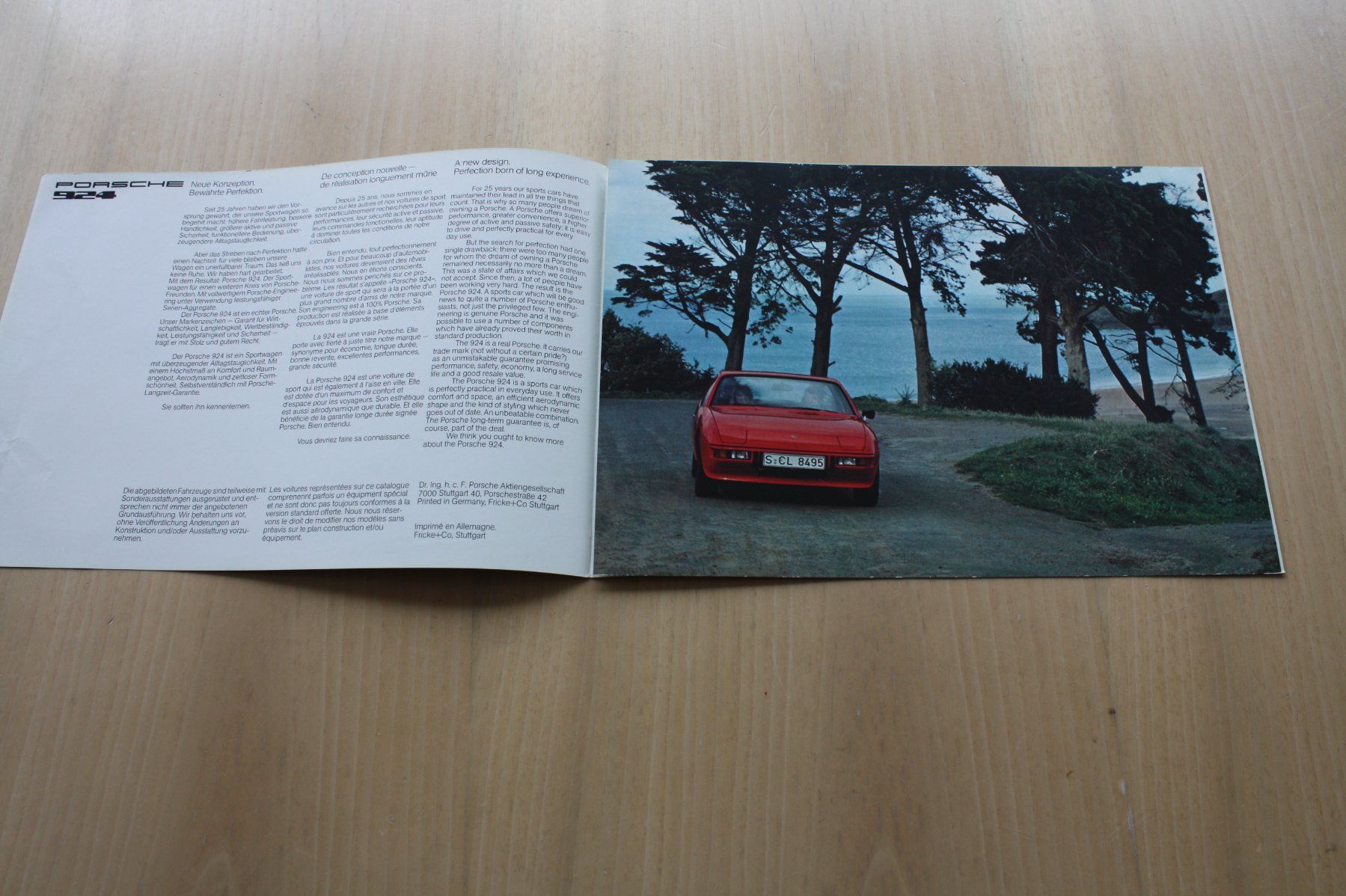 Porsche Documenti: Porsche 924 CH Prospekt 1976 – Usato da Wikon venduto da erwin400 1